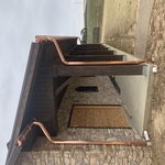 Copper half round gutters