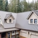 Brand new metal roof