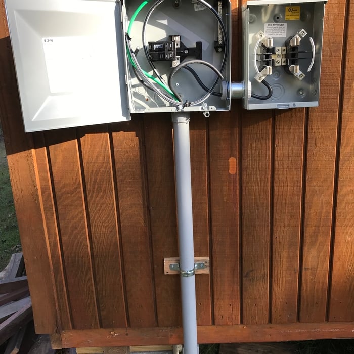 100 amp service install