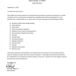 Letters of Recommendation