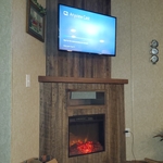 built in tv fireplace