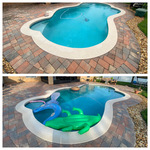 Pavers before and after