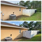 Fence and gutter cleaning