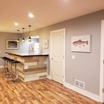Custom Wet Bar, flooring