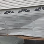 Damaged Garage Door