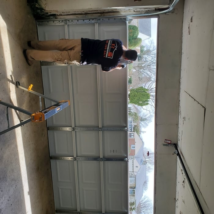 Installing third section