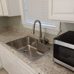 sink and counters
