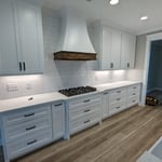 contemporary white shaker