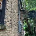 new 100amp outside service