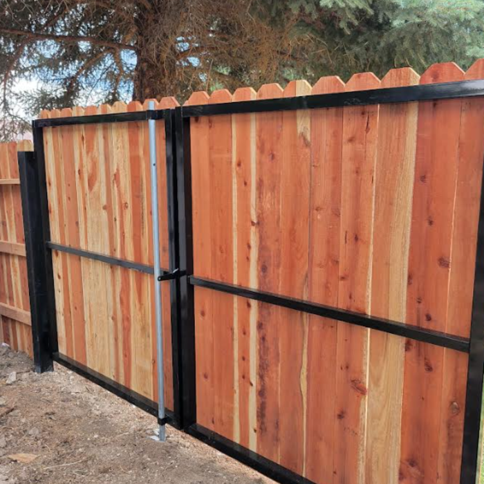 metal frame gate