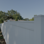 White Vinyl Fence