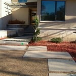 Gravel and Concrete Drive