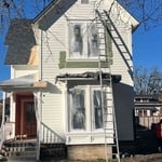 repainted one of the first houses built in the 1800s and independence, Oregon of May 2026