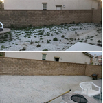 Weed Removal on xeriscape