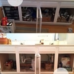 Bathroom before & after