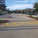 Soccer complex parking lot