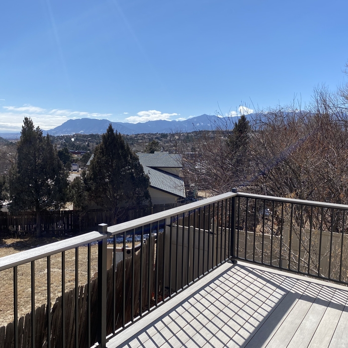 Deck balcony construction