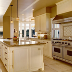 Kitchen Countertop, Floor & Backsplash