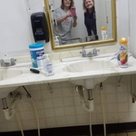OBI Women’s Bathroom BEFORE