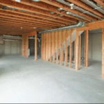 Basement finishing, popcorn ceiling removal