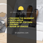 Get some drywall repair services in the new year!