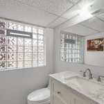 Basement half bath
