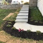 Decorative Retaining Wall & Step