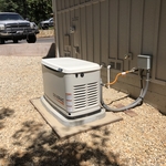 22kW standby automatic generator install