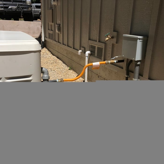 22kW standby automatic generator install