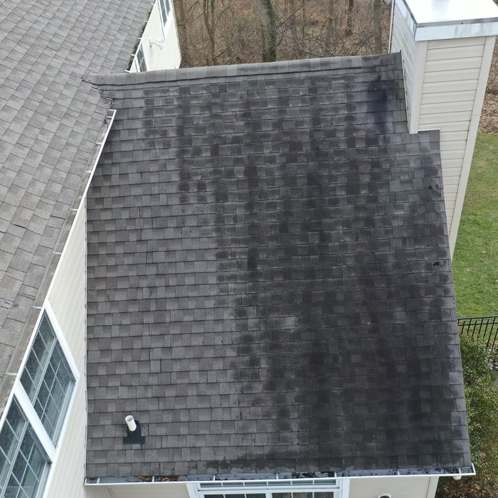 Codensation on roof.(normal)