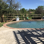 Privacy Fence Beginning Construction
