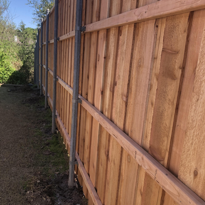 Privacy Fence Continued Construction