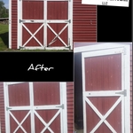 Barn door repair