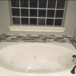 Paint and Tile Bathtub