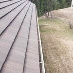 Dirty, ponderosa filled gutters!