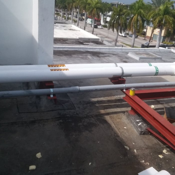 Chiller pipelines.