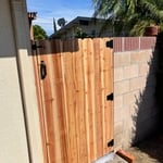 custom cedar gate