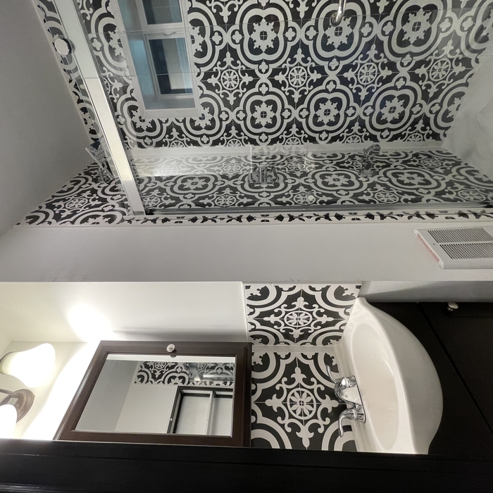 Basement bathroom