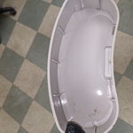 cleaned drip tray