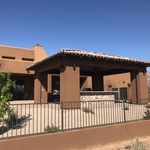 Exterior view, shutters open