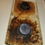 Before - stovetop