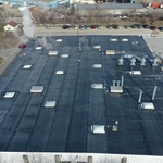 Commercial flat roof replacement