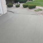 New Concrete Driveway and Sidewalk