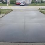 New Concrete driveway