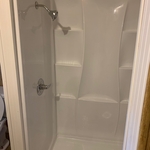 Walk in shower remodel
