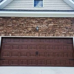 Walnut Garage Door