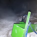 The dry fog killing off all the mold spores