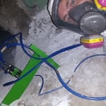 Getting rid of the stinky smell by killing mold