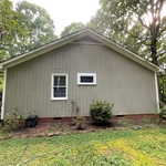 left of the house