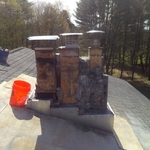 Chimney tear down